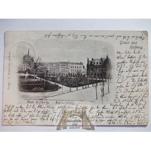 Kołobrzeg, Kolberg, Kaiserplatz, 1900