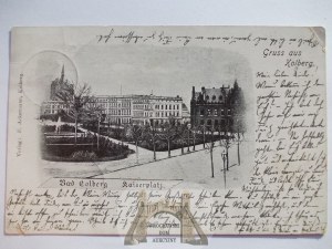 Kolobrzeg, Kolberg, Kaiserplatz, 1900