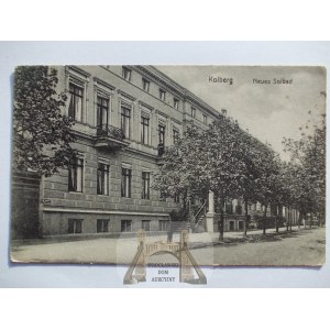 Kołobrzeg, Kolberg, Neues Solbad, ulica, ok. 1920