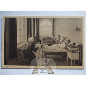 Koszalin, Koslin, szpital, leżakownia, ok. 1920