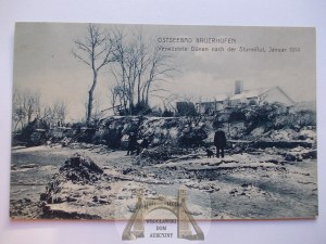 Peasants, Bauerhufen, storm damage, 1914