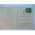 Polanów, Pollnow, widok na las miejski, ok. 1938