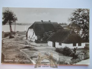 Unieście, Nest, fishing houses, ca. 1935