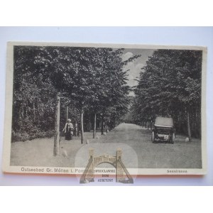 Mielno, Gross Mollen, alejka, ok. 1930