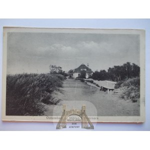 Mielno, Gross Mollen, dom przy plaży, ok. 1920
