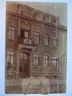 Darlowo, Rugenwalde, townhouse, photo ca. 1895