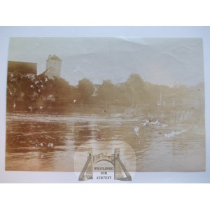 Darłowo, Rugenwalde, rzeka, zdjęcie ok. 1895