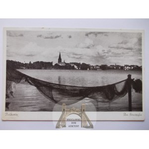 Szczecinek, Neustettin, sieci rybackie, ok. 1930