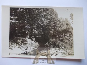 Drawsko Pomorskie, Dramburg, park, private card, circa 1930.