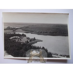 Czaplinek, Tempelburg, panorama jeziora, zdjęcie ok. 1930