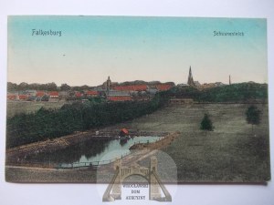 Zlocieniec, Falkenburg, panorama, 1912
