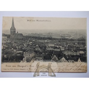 Stargard, ciekawa panorama, 1902