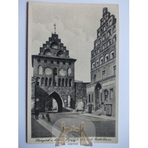 Stargard, brama pyrzycka, ok. 1940