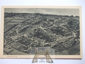 Morin, Mohrin, aerial panorama, circa 1930.