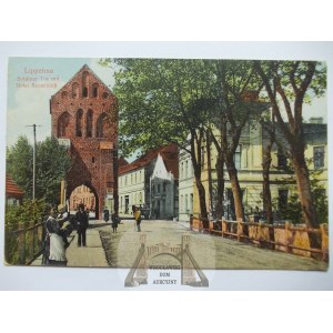 Lipiany, Lippehne, ulica, brama myśliborska, 1934