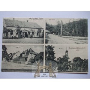 Bielinek k. Cedynia, 4 widoki, 1917