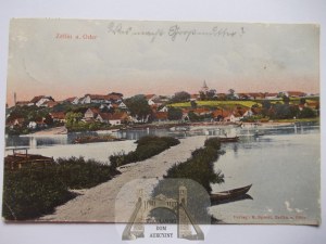 Czelin, Zellin near Gryfino, panorama, 1909