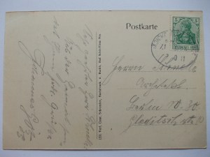 Trzcińsko Zdrój near Gryfino, gate, 1911