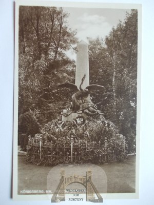 Chojna, Konigsberg, war memorial, circa 1930.