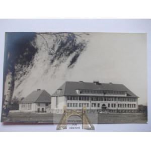 Chojna, Konigsberg, szkoła, prywatna pocztówka, ok. 1925
