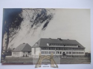 Chojna, Konigsberg, school, private postcard, ca. 1925