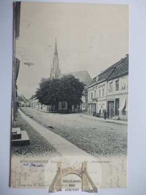 Chojna, Konigsberg, street, 1905