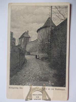 Chojna, Konigsberg, city walls, ca. 1925
