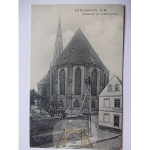 Chojna, Konigsberg, kościół, ok. 1910