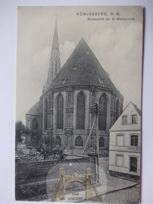 Chojna, Konigsberg, church, ca. 1910