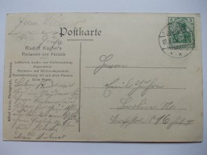 Debno, Neudamm, Waldessaum restaurant, 1908
