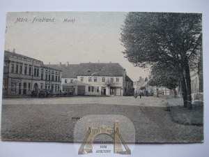 Mirosławiec near Walcz, Market Square, ca. 1910