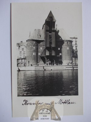 Gdansk, Danzig, Crane, photographic 1929