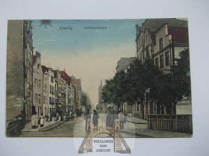 Gdansk, Danzig, Lagiewniki Street 1914