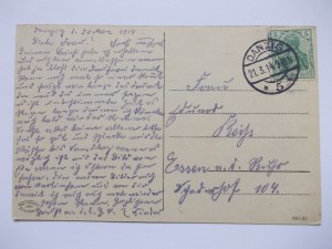 Gdansk, Danzig, Lagiewniki Street 1914