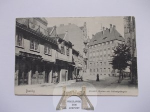 Danzig, Danzig, Podwale Przedmiejskie Street, arrest ca. 1910