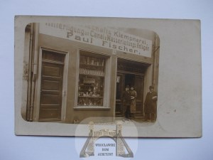 Gdansk, Danzig, Paul Fischer store, Podwale Przedmiejskie 45, 1910