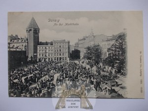 Danzig, Danzig, market hall, marketplace, merchants, Trenkler 1904 ed.