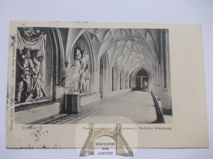 Gdansk, Danzig, Franciscan monastery, museum, south corridor 1913