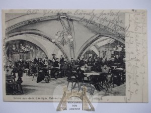 Danzig, Danzig, restaurant Danziger Ratskeller 1905