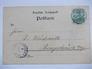 Gdansk, Danzig, Hotel Continental, 3 views 1901