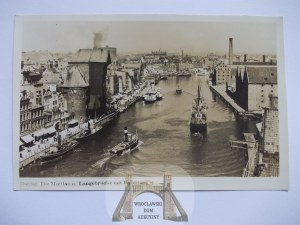 Gdansk, Danzig, Motlawa ca. 1935
