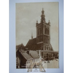 Gdańsk, Danzig, kościół Św. Katarzyny ok. 1930