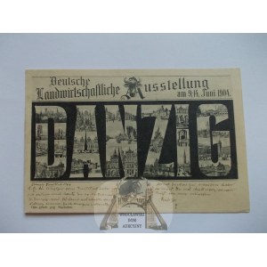 Gdańsk, Danzig, wystawa rolnicza 1904