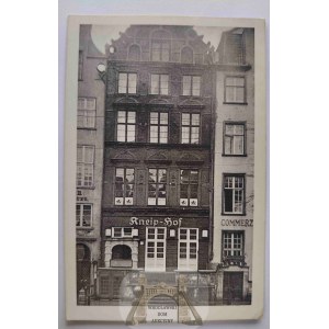 Gdańsk, Danzig, Kneip Hof, Długi Rynek 15, ok. 1925
