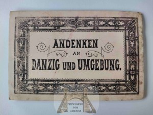 Danzig, Danzig, Oliwa, Sopot, lithograph carnet ca. 1880