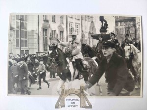 Danzig, Danzig, Third Reich, WHW winter aid collection, Long Market, SS, SA ca. 1940.