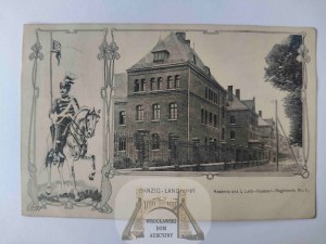 Danzig, Danzig, Wrzeszcz, Langfuhr, barracks, Hussar of Death 1908