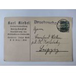 Gdańsk, Danzig, Wrzeszcz, Langfuhr, reklama sklepu filatelistycznego 1920