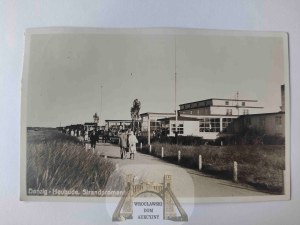 Gdańsk Stogi, Danzig, Heubude, promenade 1933