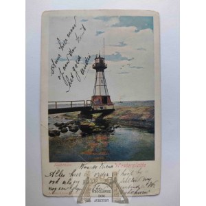 Gdańsk, Danzig, Westerplatte, latarnia ok. 1900